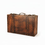 VERSAILLES – Vintage-Reisetasche für Damen · Spaltleder im Retro-Stil · Zeitloser europäischer Stil
