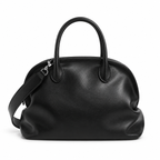 GARANCE — Sac Bowling Femme · Cuir Véritable Souple · Bandoulière Amovible