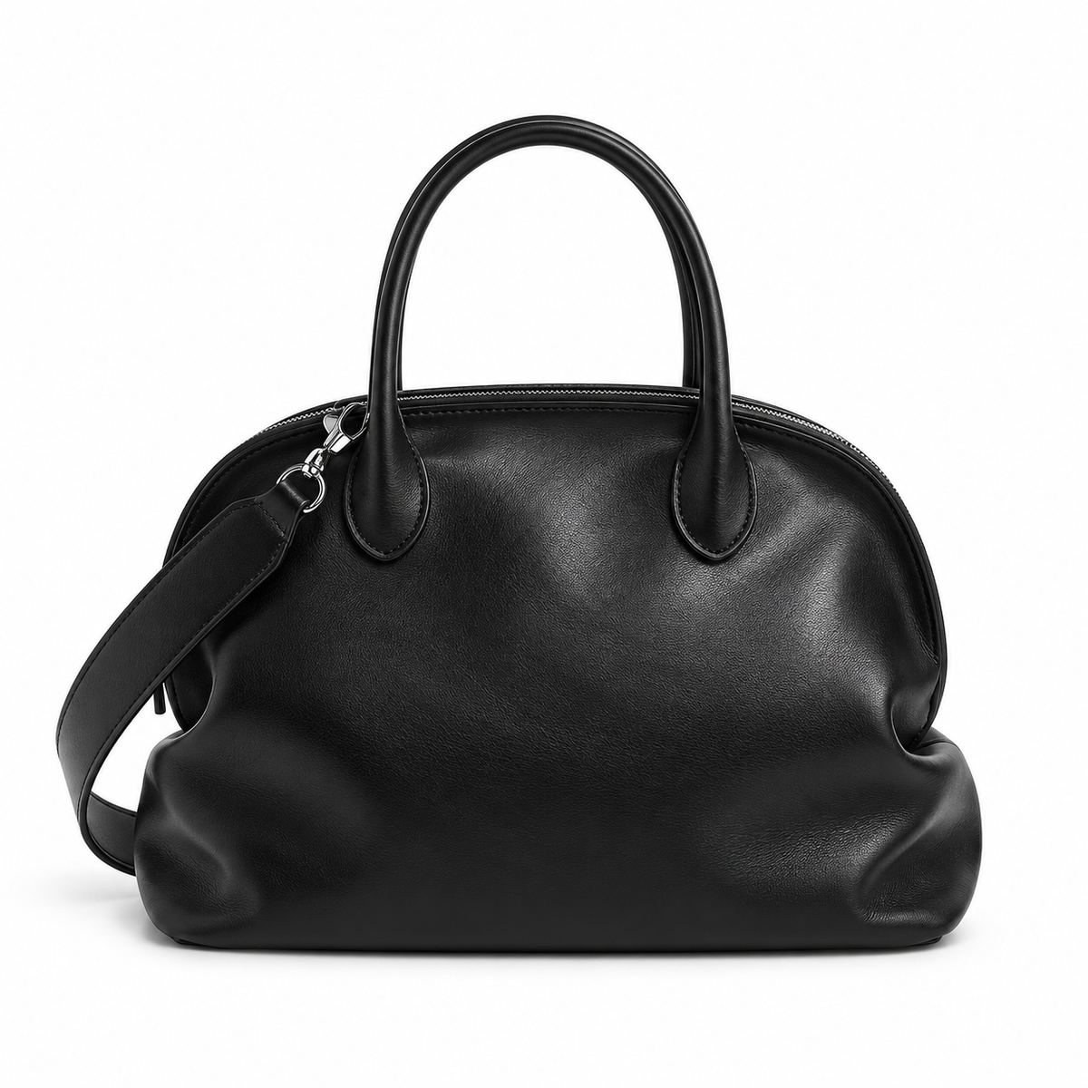 GARANCE — Sac Bowling Femme · Cuir Véritable Souple · Bandoulière Amovible