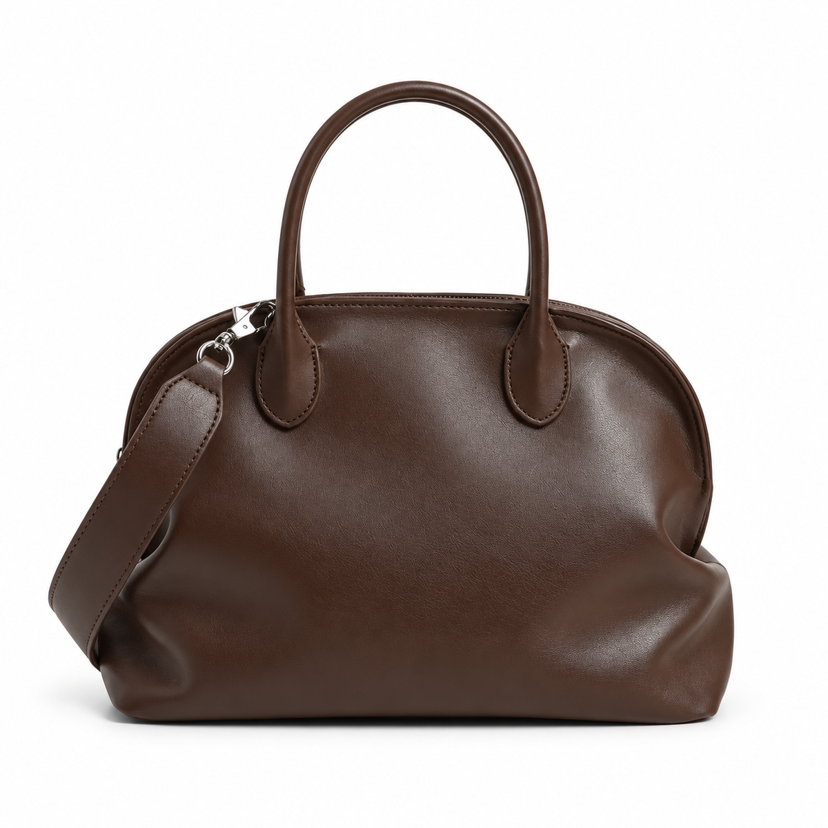 GARANCE — Sac Bowling Femme · Cuir Véritable Souple · Bandoulière Amovible