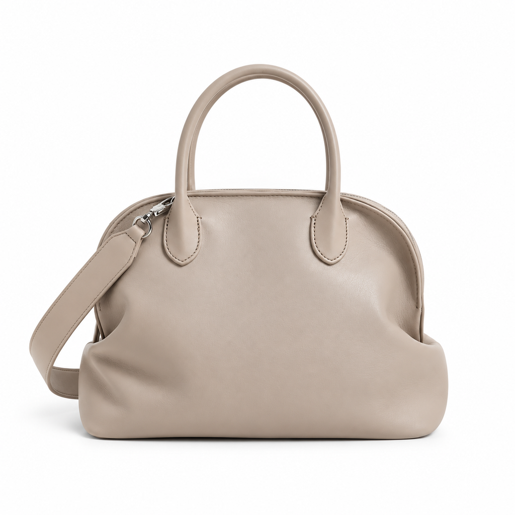 GARANCE — Sac Bowling Femme · Cuir Véritable Souple · Bandoulière Amovible