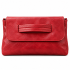 ANOUK — Pochette Enveloppe Femme · Matière Vegan · Grand Format avec Bandoulière