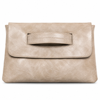 ANOUK — Pochette Enveloppe Femme · Matière Vegan · Grand Format avec Bandoulière