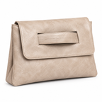 ANOUK — Pochette Enveloppe Femme · Matière Vegan · Grand Format avec Bandoulière