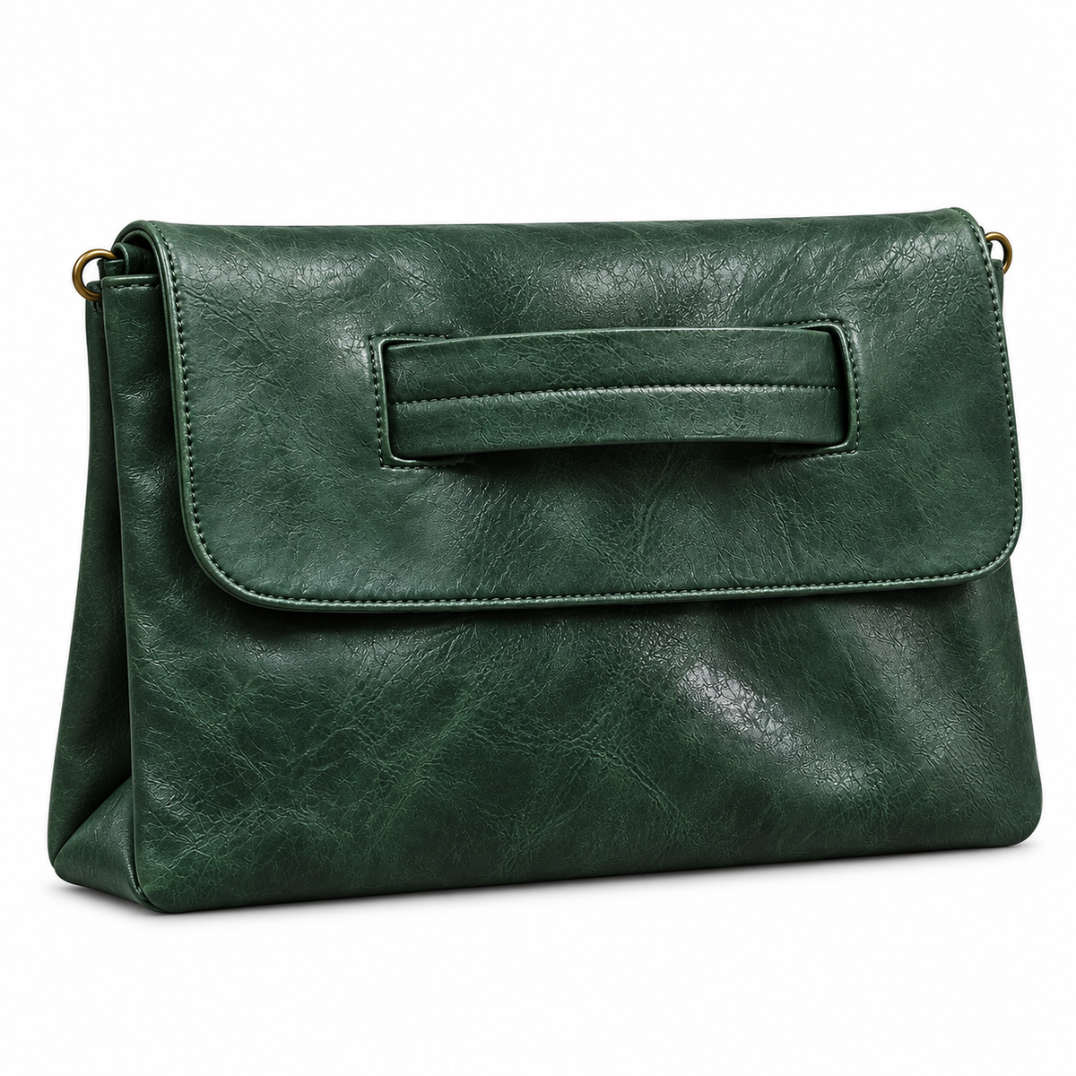 ANOUK — Pochette Enveloppe Femme · Matière Vegan · Grand Format avec Bandoulière