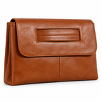 ANOUK — Pochette Enveloppe Femme · Matière Vegan · Grand Format avec Bandoulière