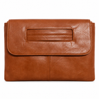 ANOUK — Pochette Enveloppe Femme · Matière Vegan · Grand Format avec Bandoulière