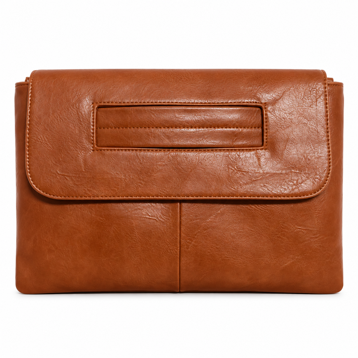 ANOUK — Pochette Enveloppe Femme · Matière Vegan · Grand Format avec Bandoulière