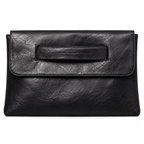 ANOUK — Pochette Enveloppe Femme · Matière Vegan · Grand Format avec Bandoulière