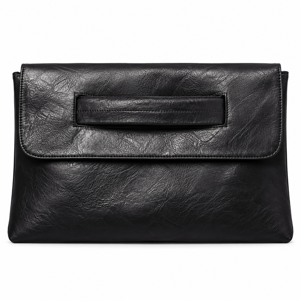 ANOUK — Pochette Enveloppe Femme · Matière Vegan · Grand Format avec Bandoulière