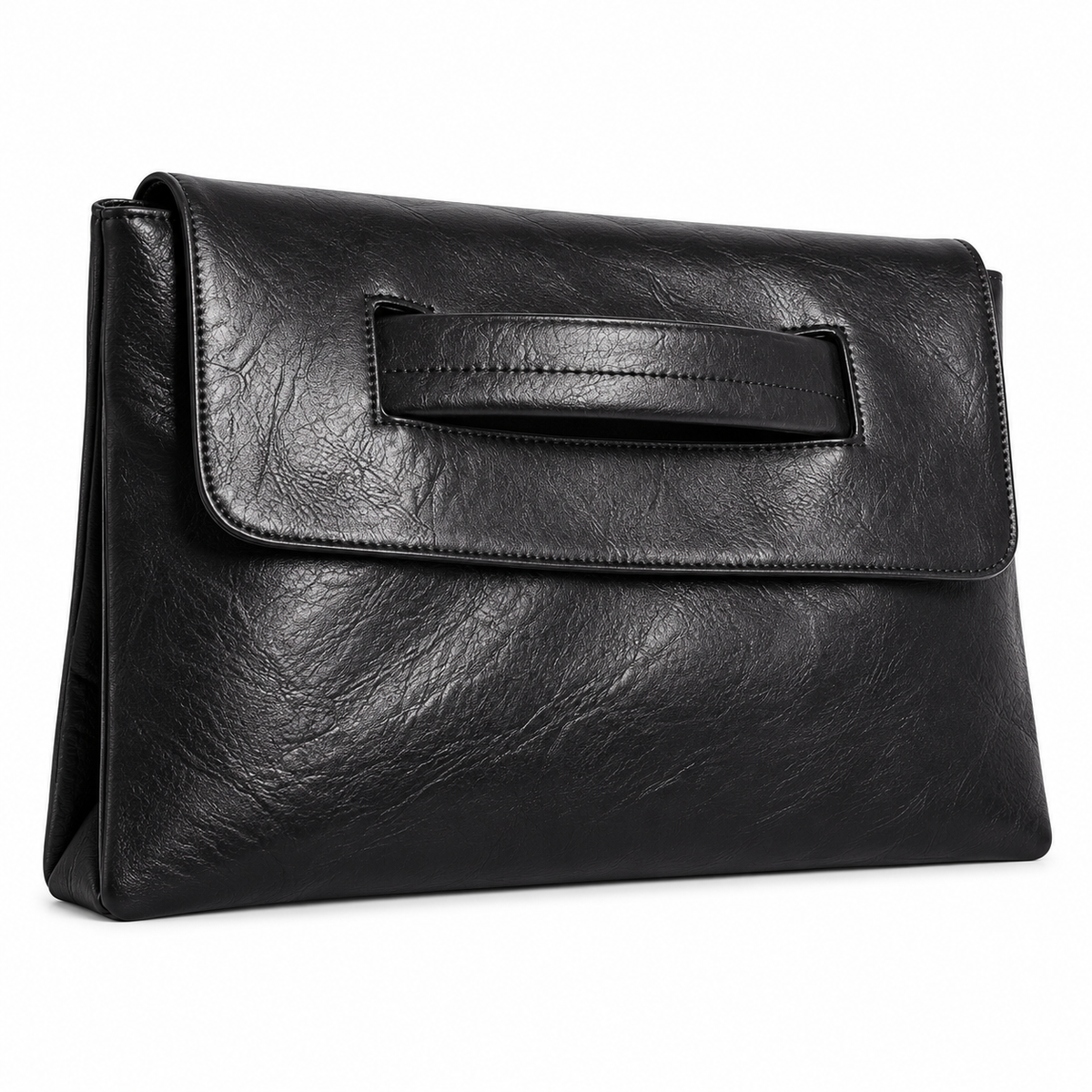 ANOUK — Pochette Enveloppe Femme · Matière Vegan · Grand Format avec Bandoulière