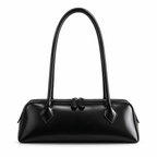 INÈS — Sac Baguette Femme · Matière Vegan · Porté Épaule Minimaliste