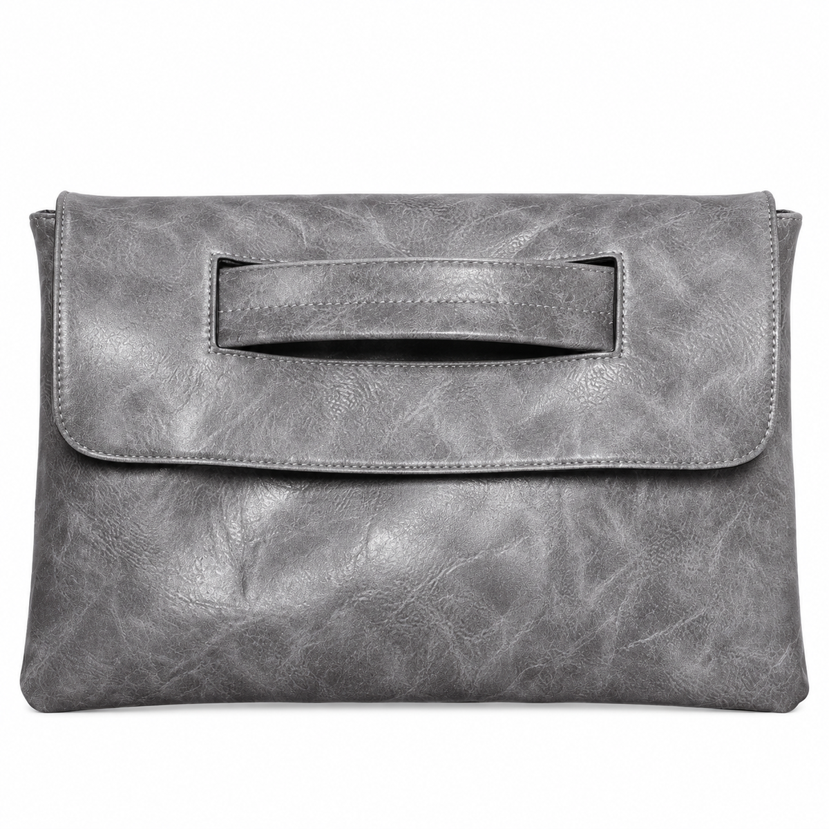 ANOUK — Pochette Enveloppe Femme · Matière Vegan · Grand Format avec Bandoulière