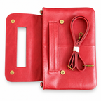 ANOUK — Pochette Enveloppe Femme · Matière Vegan · Grand Format avec Bandoulière