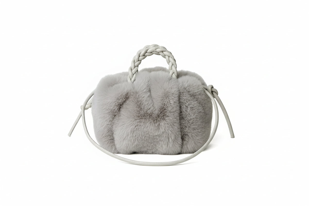 ST GERMAIN — Sac à Bandoulière Femme Cuir PU Gris Compact