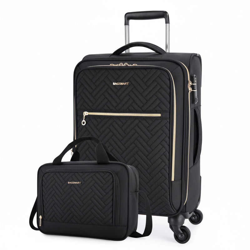 REGENCY – Handgepäckkoffer für Damen · Erweiterbar mit Kosmetiktasche · Business-Reisen