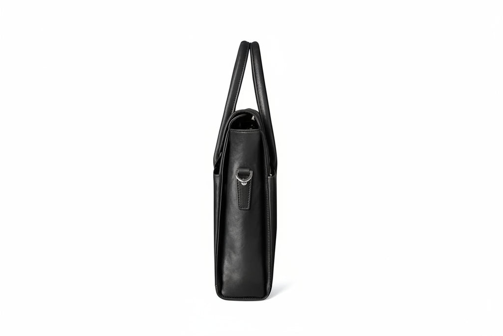 MOBILITE — Sac Ordinateur Homme · Cuir Vegan Noir · Rigueur au Bureau