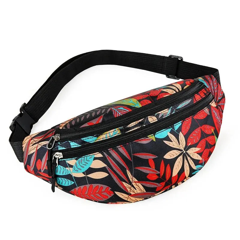 ELAN — Sac Banane Femme Rouge Sport Chic