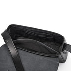MATHILDE — Sac Bandoulière Femme · Cuir Véritable · Forme Boxy à Rabat
