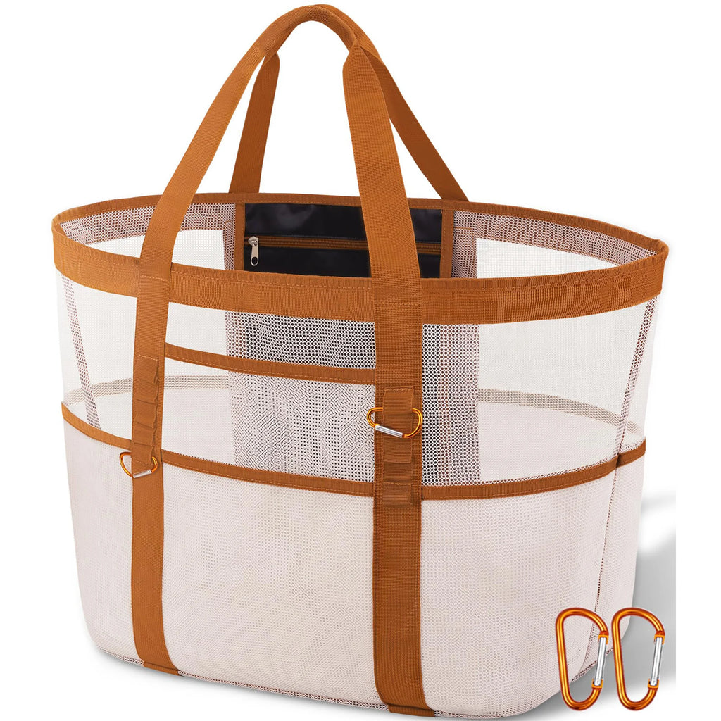 ILE DE RE — Sac de Plage Femme Blanc Bohème Insulaire
