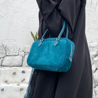 COLETTE — Sac à Main Femme · Cuir Véritable Suédé · Mini Format Vintage