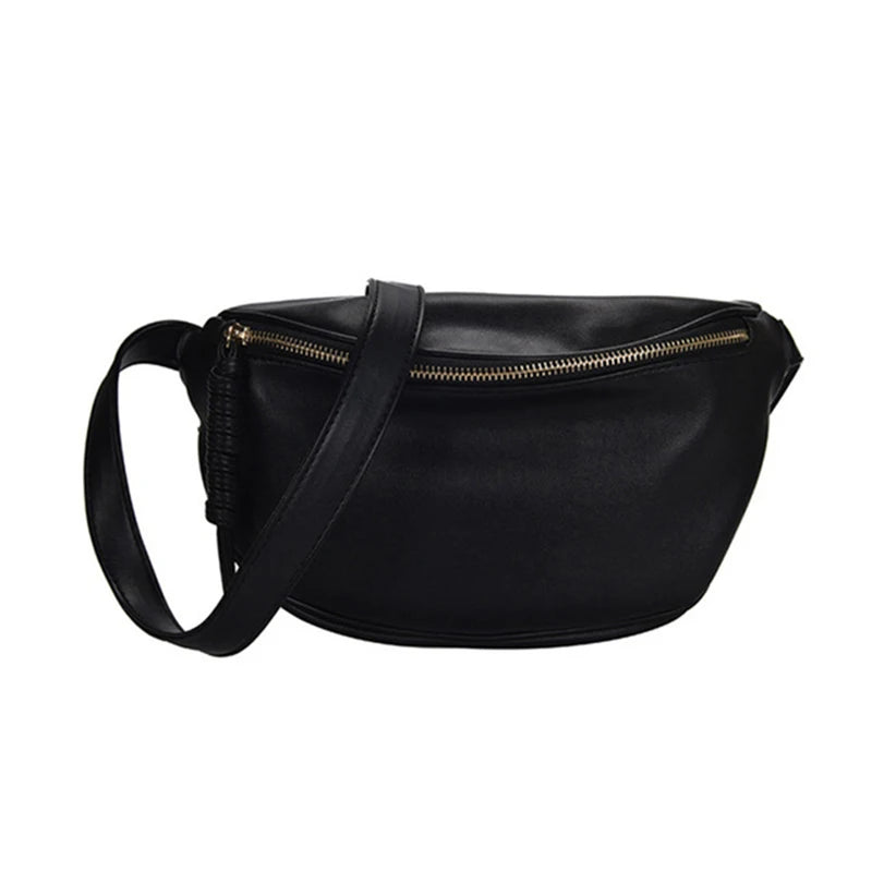ESSENCE — Sac Banane Femme Cuir PU Noir Essentiel