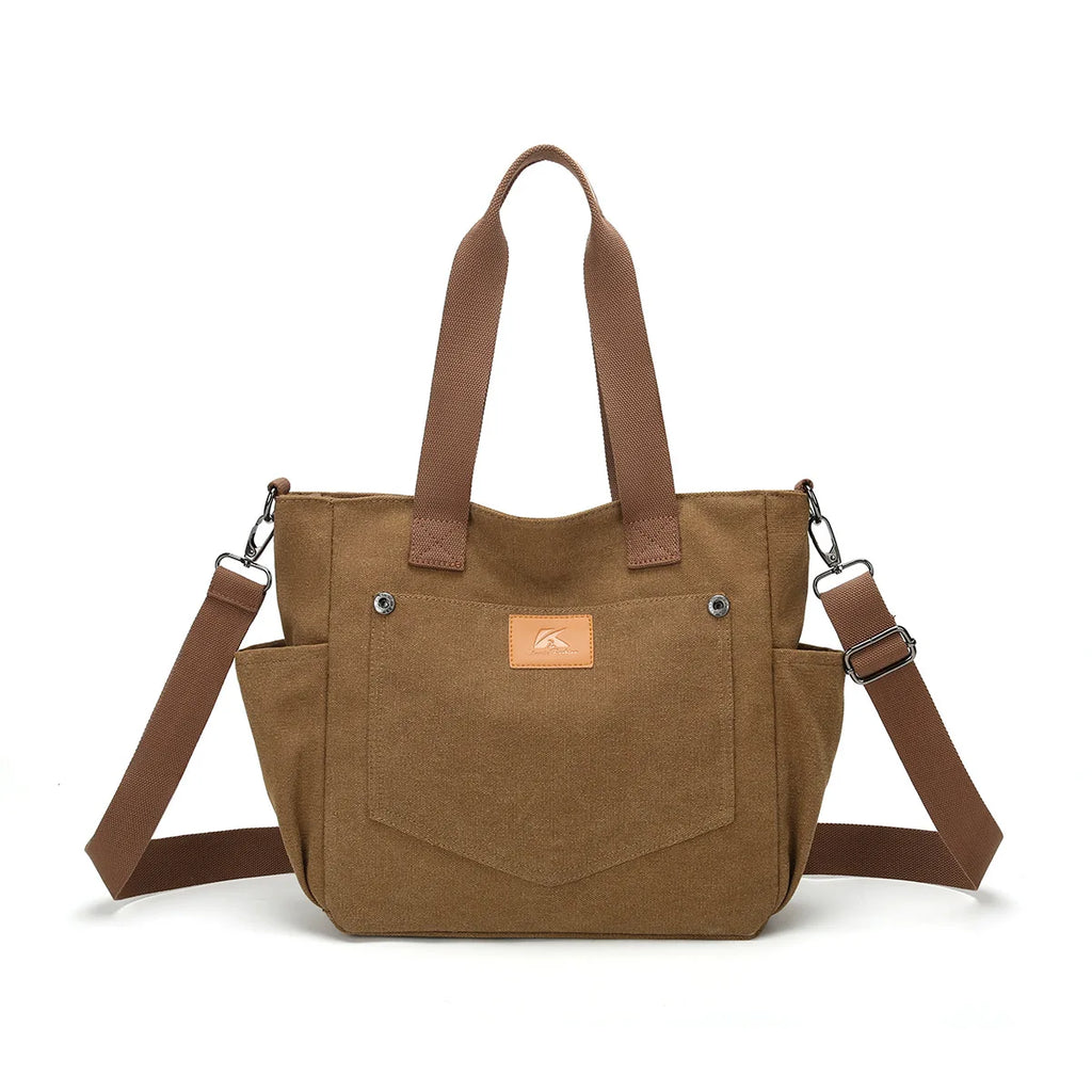 ODEON — Sac à Bandoulière Femme Cuir PU Gris Polyvalent