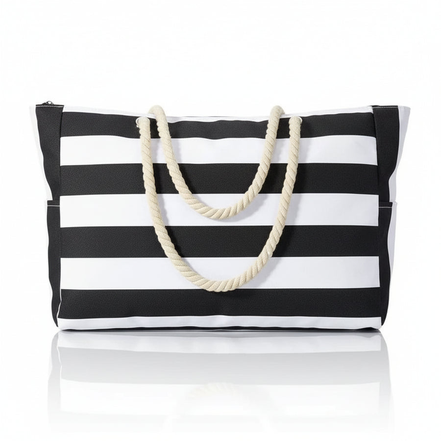 CALVI — Sac de Plage Femme · Grande Capacité · Esprit Corse Authentique