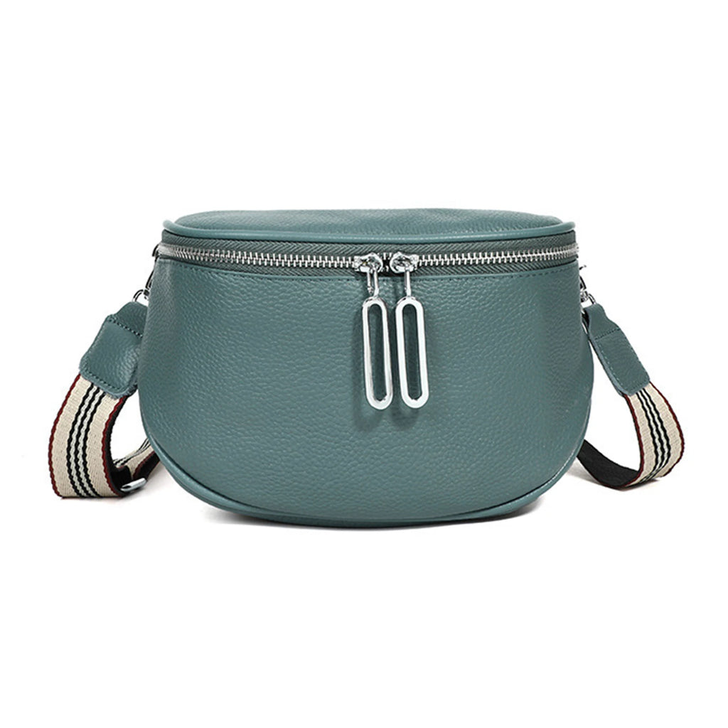 ELEGANCE — Sac Banane Femme Cuir PU Noir Raffiné