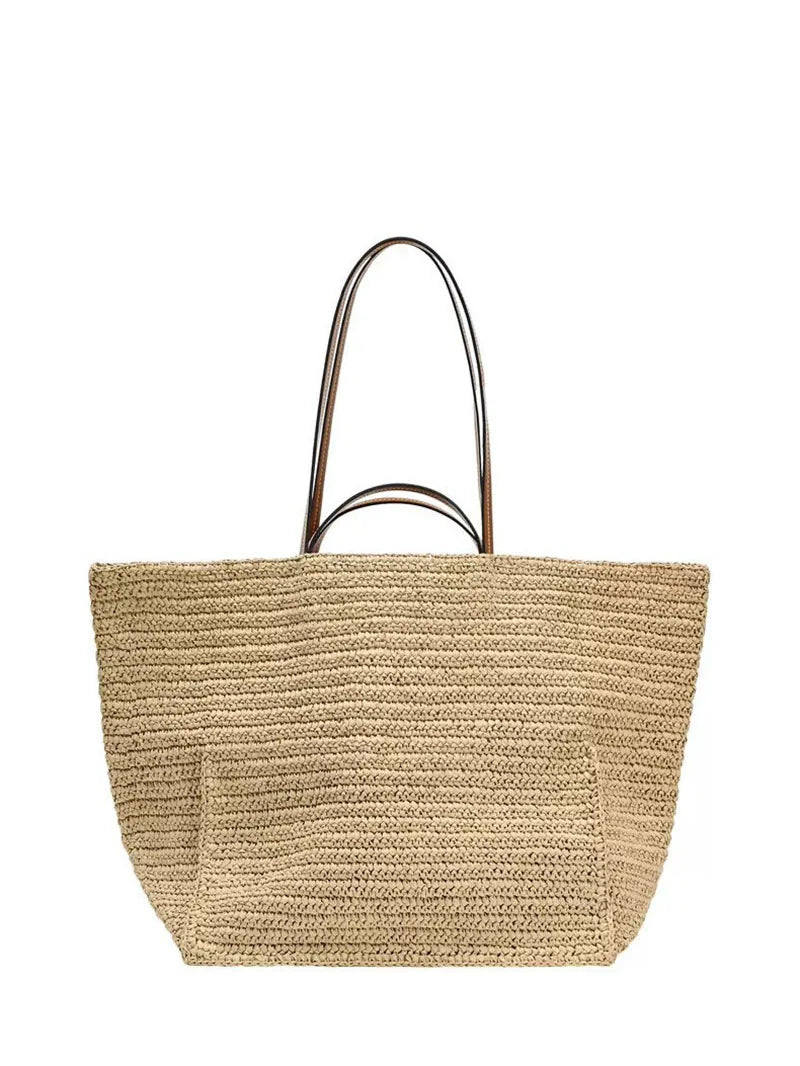 NICE — Sac de Plage Femme Beige Grande Capacité Lumineux