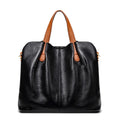 CONSTANCE — Sac Cabas Femme · Cuir Véritable Grainé · Grande Capacité Bureau