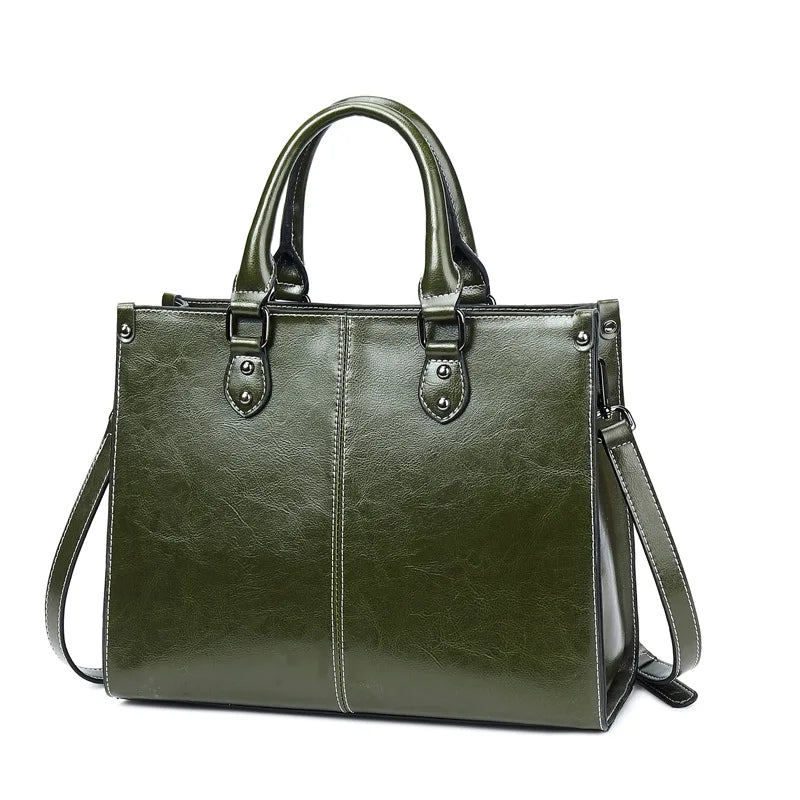 ADELE — Sac à Main Femme Cuir PU Noir Intemporel