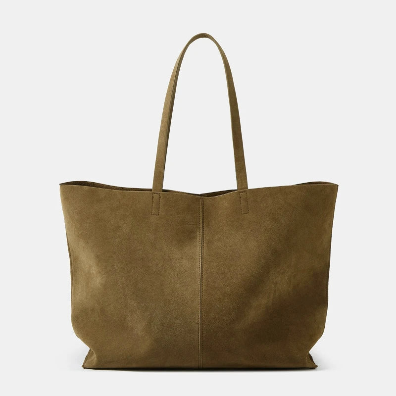 RIVOLI — Sac Cabas Femme Grande Capacité Effet Cuir Givré