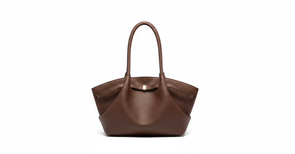 SULLY — Sac Cabas Femme Cuir PU Effet Litchi Grand Format