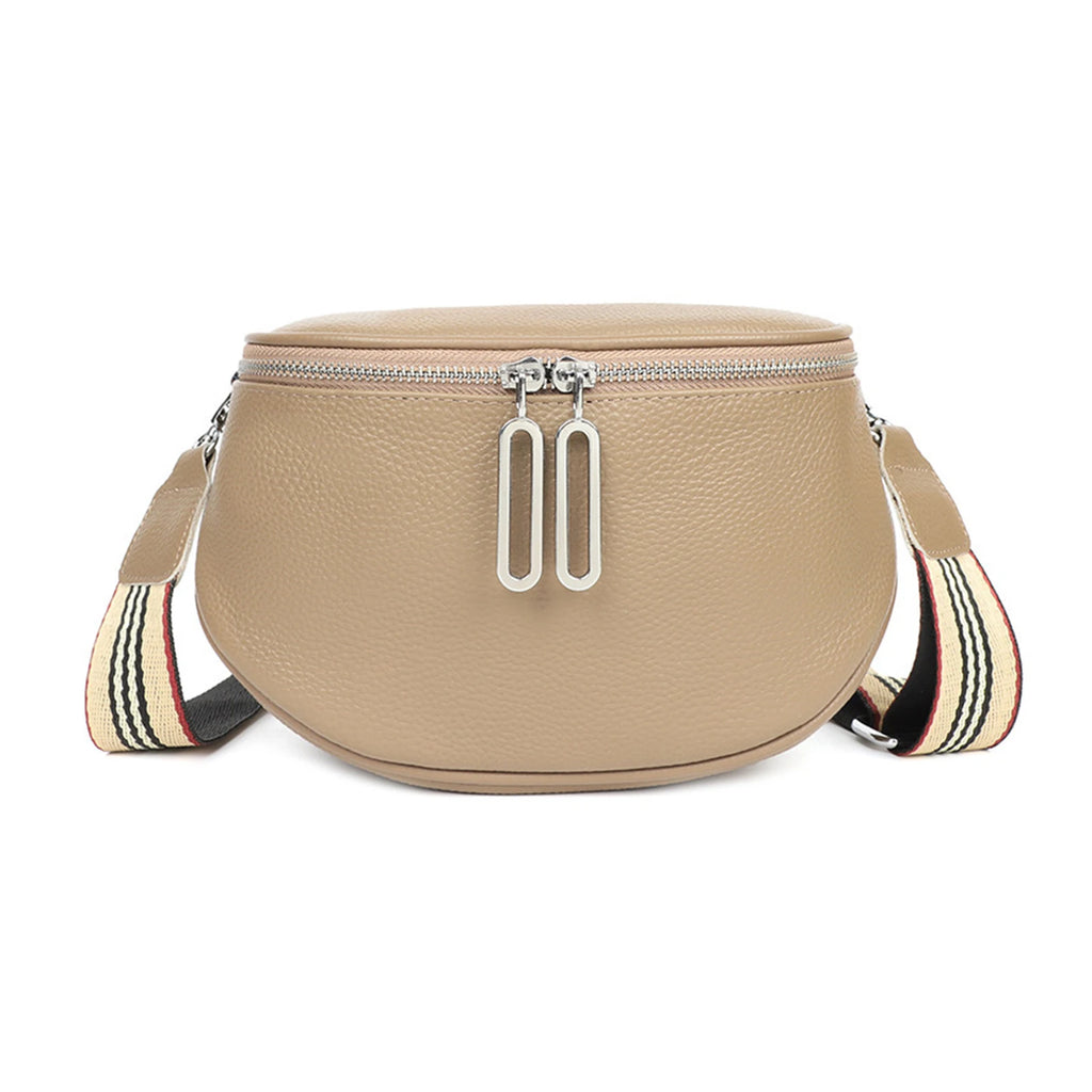 ELEGANCE — Sac Banane Femme Cuir PU Noir Raffiné