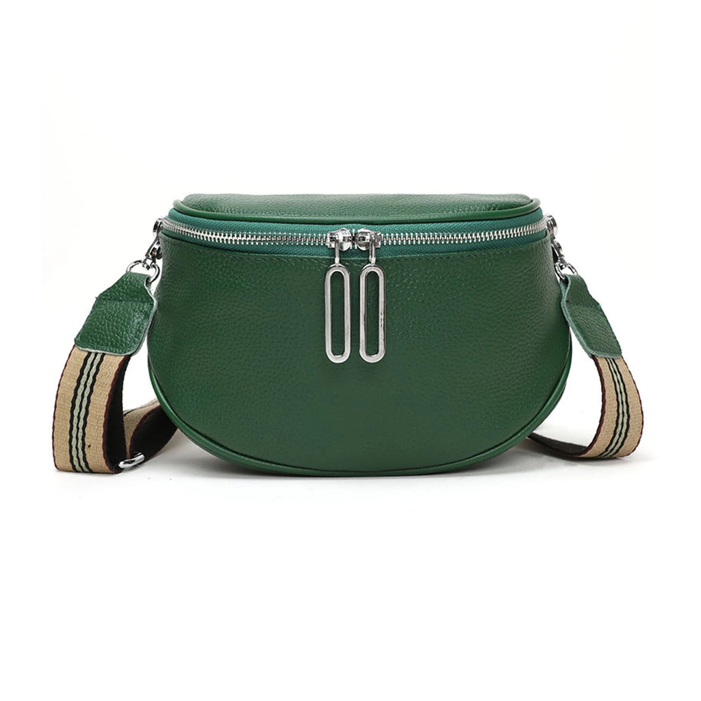 ELEGANCE — Sac Banane Femme Cuir PU Noir Raffiné