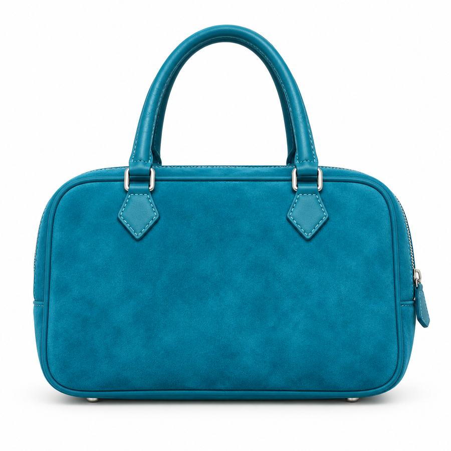 COLETTE — Sac à Main Femme · Cuir Véritable Suédé · Mini Format Vintage