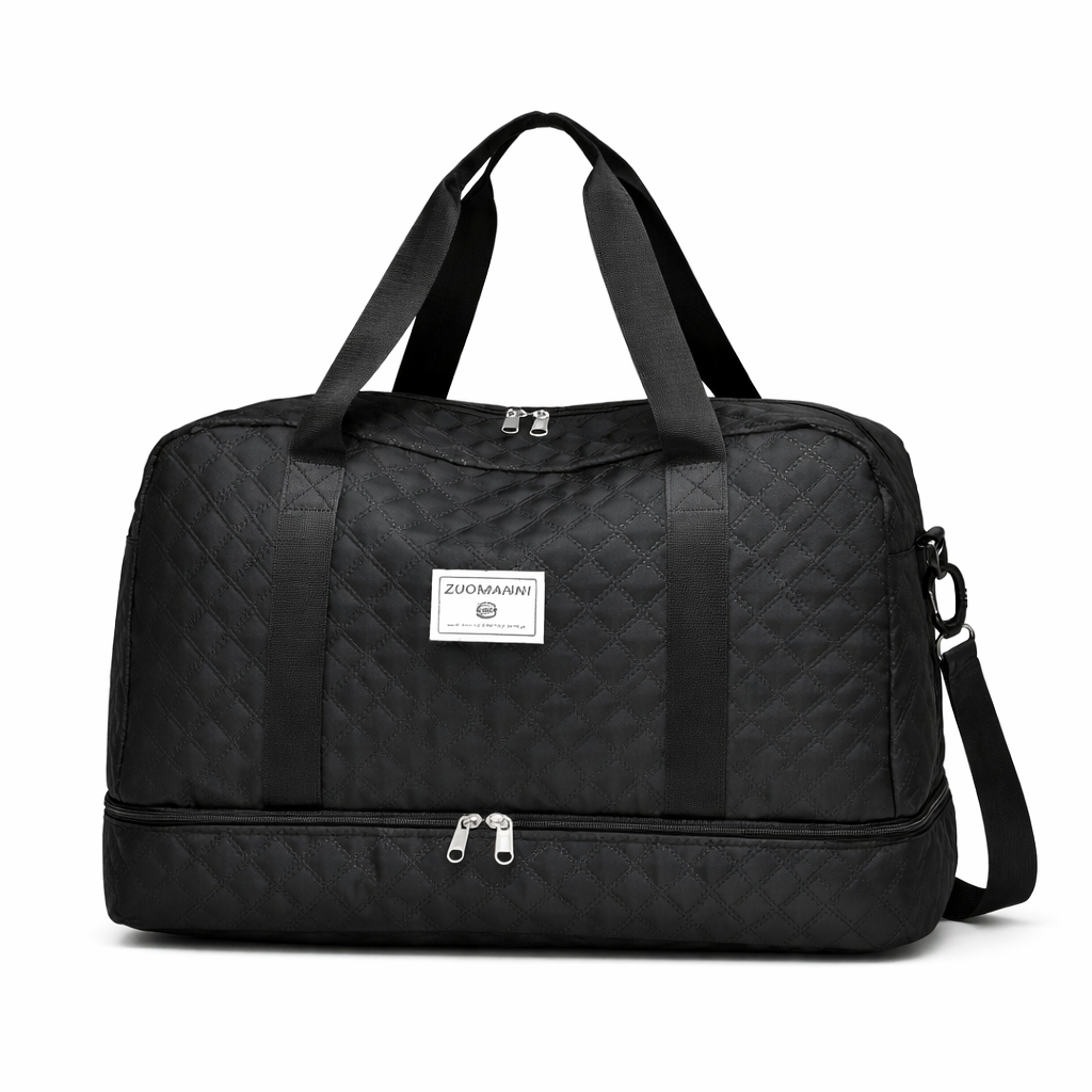 VALMONT — Sac Week-end Femme Gris Rose City-Trip Elégant