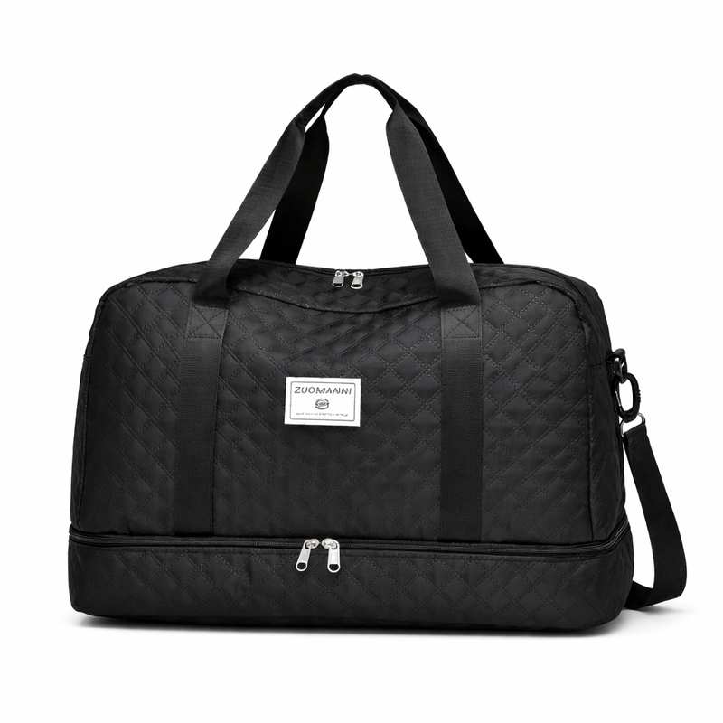 VALMONT – Wochenendtasche für Damen · Grau-Rosa · Romantischer Städtetrip