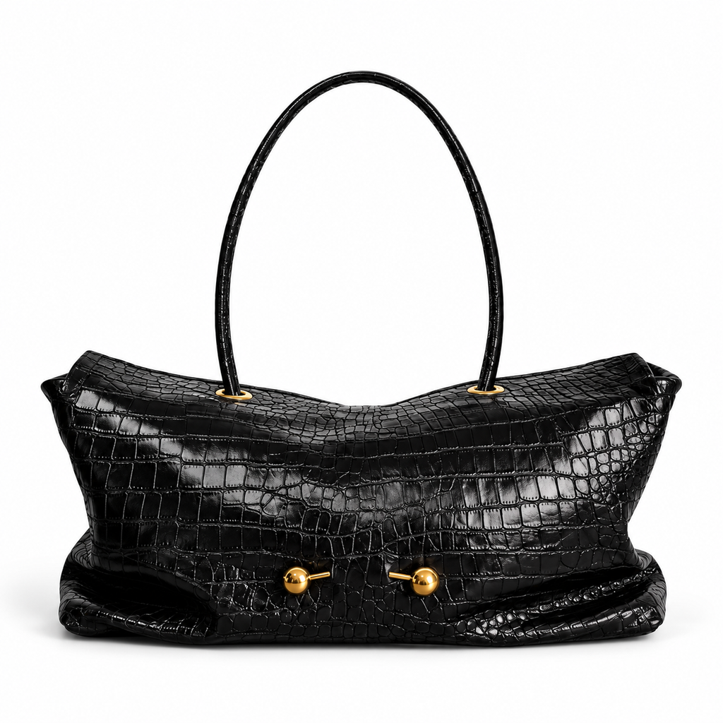 DIANE — Sac à Main Femme · Matière Vegan Effet Crocodile · Souple Porté Épaule