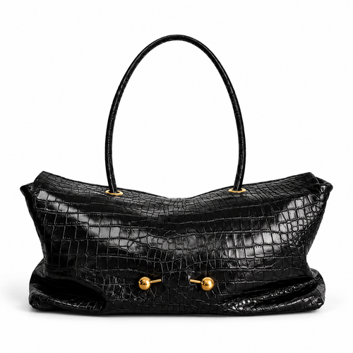 DIANE — Sac à Main Femme · Matière Vegan Effet Crocodile · Souple Porté Épaule