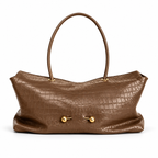 DIANE — Sac à Main Femme · Matière Vegan Effet Crocodile · Souple Porté Épaule