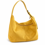 SUZANNE — Sac Hobo Femme · Matière Vegan Effet Daim · Souple Grande Capacité