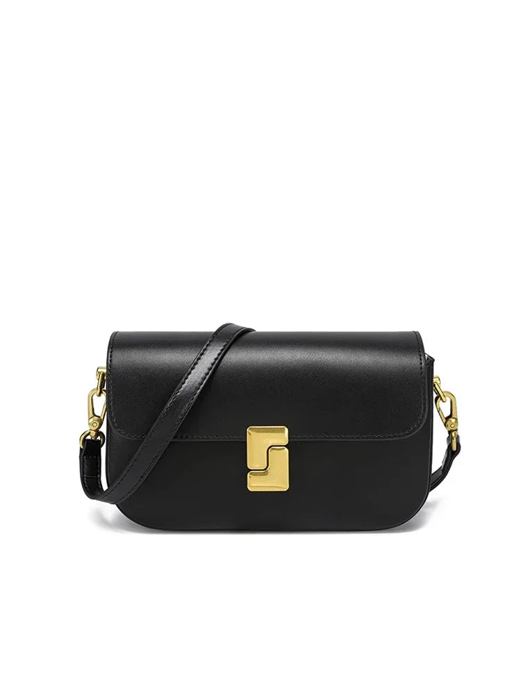 MARGAUX — Sac à Main Femme Cuir PU Café Elégant