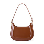 JOSÉPHINE — Sac Porté Épaule Femme · Cuir Véritable Huilé · Forme Selle
