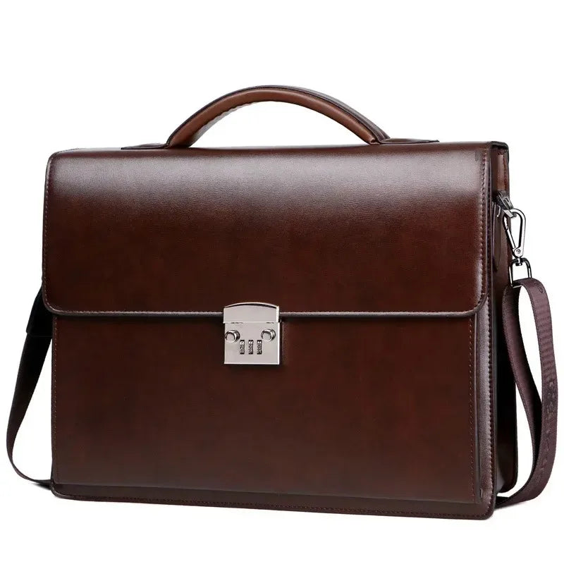 PROTECH — Sac Ordinateur Homme · Style Cuir 14 Pouces · Efficacité Quotidienne