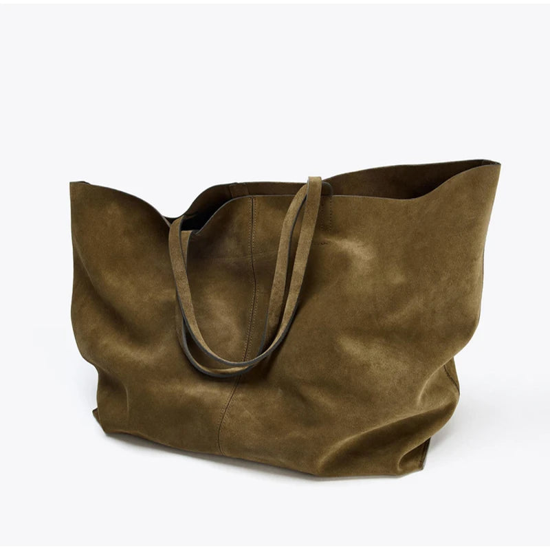 RIVOLI — Sac Cabas Femme Grande Capacité Effet Cuir Givré