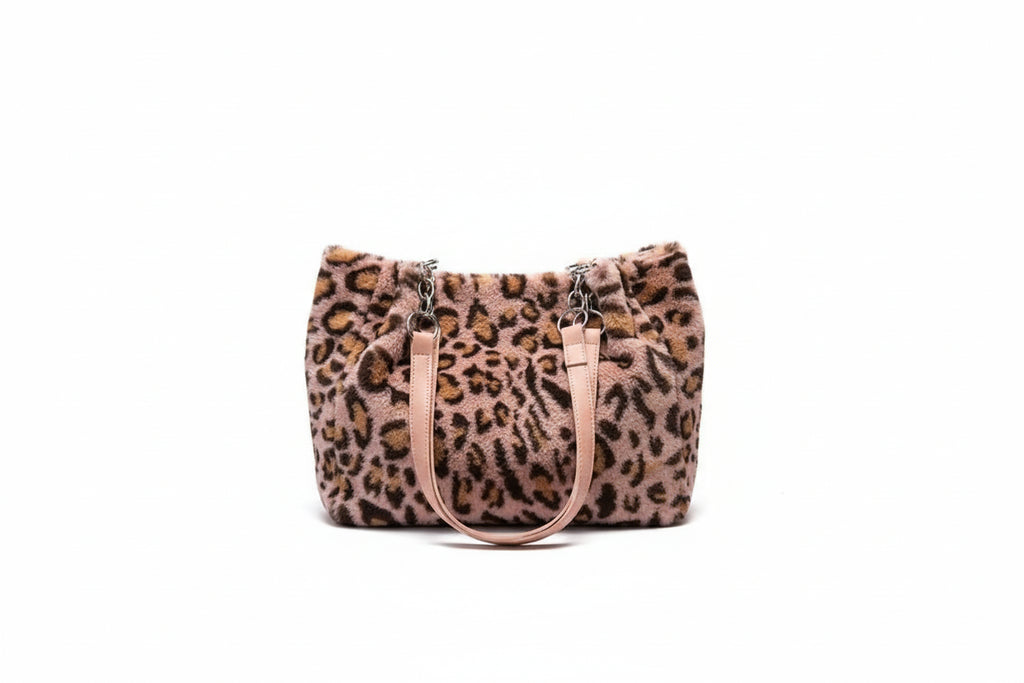 ELISE — Sac à Main Femme Cuir PU Rose Compact Léger