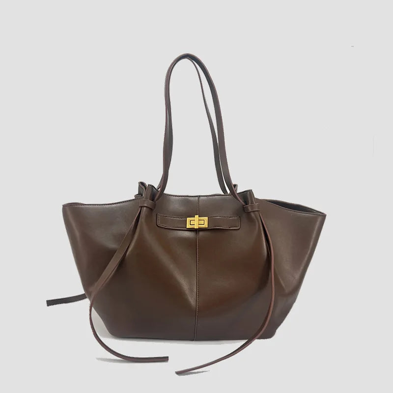 BELLOY — Sac Cabas Femme Structuré Noir Trapèze