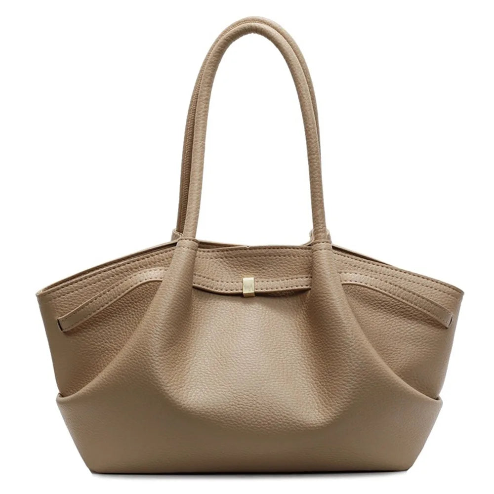SULLY — Sac Cabas Femme Cuir PU Effet Litchi Grand Format